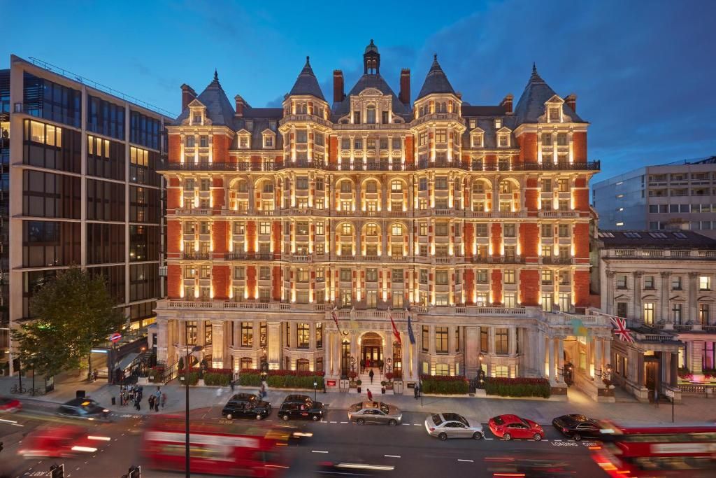 Luxury hotel in London.